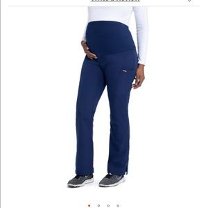 Greys anatomy maternity scrub pants medium blue